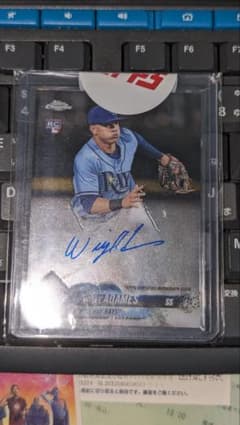 Topps Chrome Willy Adames 直筆サインカードのサムネイル