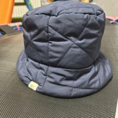 キッズ　BEAMS mini ネイビー キルティングハットのサムネイル