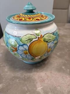 LA VIETRESE フルーツデザインの陶器容器 イタリア製 - メルカリ