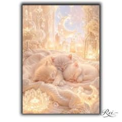 Thumbnail of "一点物" 水晶キャンドルの眠り部屋 | 眠る子猫たち Re-20061