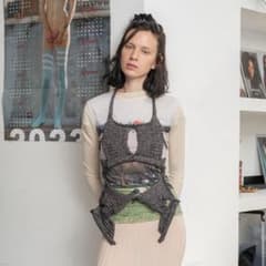PERVERZE Rib Cage Bustier silver - メルカリ