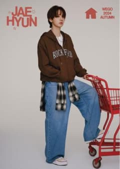 BOYNEXTDOORジェヒュン着用 WEGO ワイドデニムパンツ ブルーのサムネイル