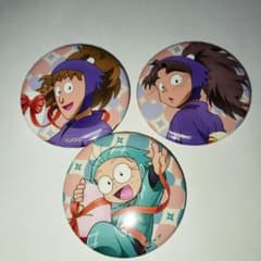忍たま乱太郎　はぁとふる大作戦の段　缶バッジ　竹谷ハ左ヱ門 忍たま乱太郎 はぁとふる大作戦の段 竹谷八左ヱ門 不破雷蔵 乱太郎 缶