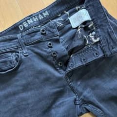 美品】デンハム RAZOR スリムフィット ブラックデニム W31 L32 - メルカリ