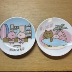 うさまる ミニプレート 2枚セット サーフ柄のサムネイル