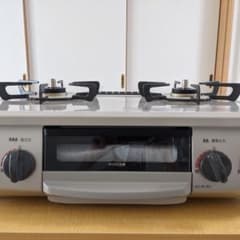 【都市ガス用】【左強火】リンナイ ガスコンロ KG34NBEL 13Aのサムネイル