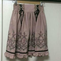 ミキカカ様専用:ロマンティックな刺繍スカートのサムネイル