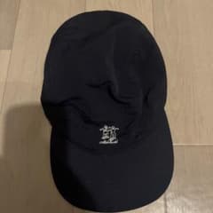 あちこちオードリー黒ネイビーロゴ刺繍キャップのサムネイル