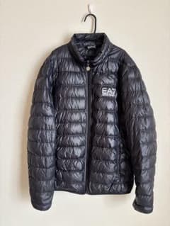 EA7 Emporio Armani ブラックダウンジャケットのサムネイル