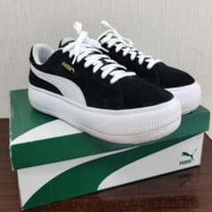入手困難]Puma Suede Mayu 28cm ブラック 厚底 - メルカリ