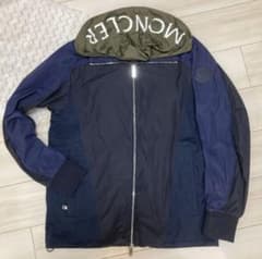 極美品 近年モデル MONCLER ビックロゴ ナイロンジャケット - メルカリ