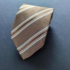 訳あり バーバリー BURBERRY ブラウン ストライプ ネクタイ - メルカリ