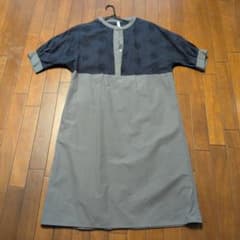KELEN ケレン 刺繍切り替え 半袖シャツワンピースのサムネイル
