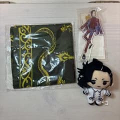 Tokyo Revengers Kokoi Hajime Original Art Exhibition Goods Set: Mascot, Acrylic Stand, Scarf