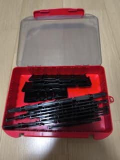 タックルボックス レッド 小物収納ケースのサムネイル