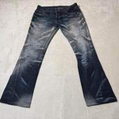 00s Y2K TORNADO MART ベルボトム デニム アーカイブ 加工L - メルカリ
