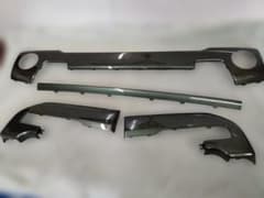 スズキ ハスラー フロントバンパーガーニッシュ 4点セット 緑色 ZVD スズキ ハスラー フロントバンパーガーニッシュ 4点セット 緑色 ZVD