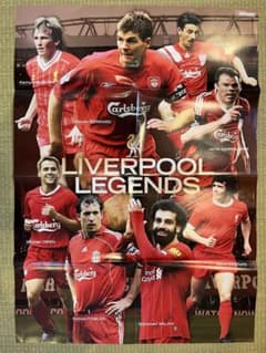 リバプールFC アートポスター A4版 6枚セット リバプールFC 記念ポスター6枚と記念冊子 - メルカリ