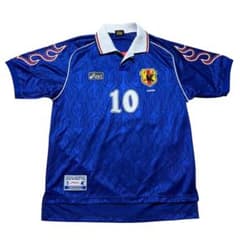 日本代表 ユニフォーム 名波浩 NO10 98フランスW杯 asics 日本代表 ユニフォーム 名波浩 NO10 98フランスW杯 asics - メルカリ