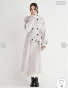 CELFORD リバーコート トレンチコート ウール ダブル ドルマンスリーブ CELFORD リバーコート トレンチコート ウール ダブル ドルマンスリーブ