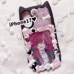 【現品‪‪❤︎‬】デコ電 地雷系 ホイップデコ iPhone17 スマホケース♡♡のサムネイル