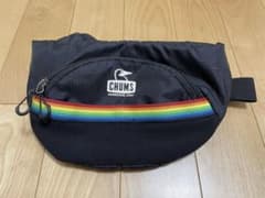 CHUMS ボディバッグ ウエストポーチ ブラックのサムネイル