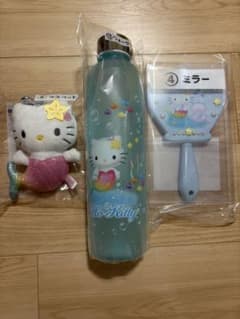 サンリオ当たりくじ ハローキティ ウォーターボトル ミラー マスコット