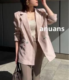 新品未使用 アニュアンス　エアリーシアージャケットS ピンク アニュアンス エアリーシアージャケット ピンク 25SS近年モデル S