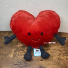 新品 jellycat Amuseable Red Heart 赤 Lサイズ - メルカリ