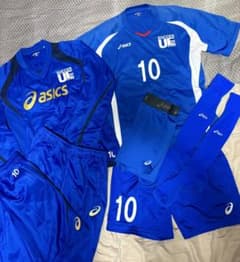 船橋東高校サッカー部ユニフォーム　M チームジャージ　ホーム＆アウェーユニ 浦和東高校サッカー部 ユニフォーム M スパッツ付属 上下セット