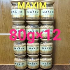 AGF MAXIM マキシム インスタントコーヒー 瓶 80g 12個セット - メルカリ