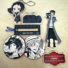 文豪ストレイドッグス 芥川龍之介 缶バッジ アクリルスタンドセットのサムネイル