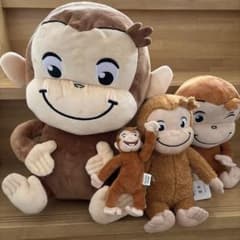 おさるのジョージ ぬいぐるみ 4点セットのサムネイル