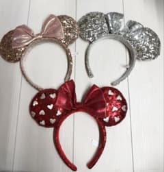 ディズニー ミニー カチューシャ 3点セットのサムネイル