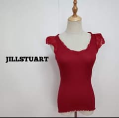 ★美品★ JILLSTUART ジルスチュアート レース付きリブカットソー