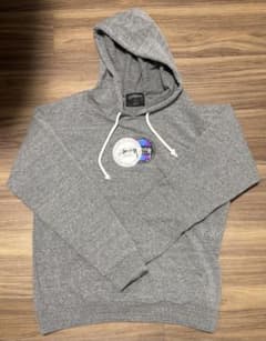 Stussy パーカー L グレー ロゴ フーディ ステューシー 古着