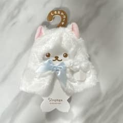 시로탄 붙어 버리는 시로탄 옷을 갈아 입는 옷 고양이 냥코 판초 화이트 화이트