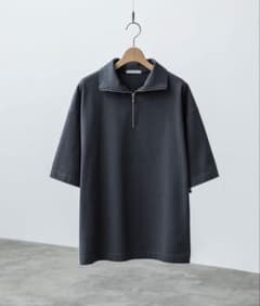WYM LIDNM リドム　HALF ZIP LOOSE FIT TEEのサムネイル