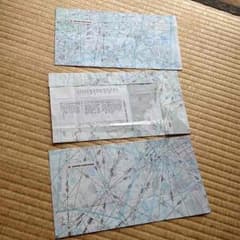mami様 専用！ 【即決売約済】激レア☆!!  JAL 航空路図 ブックカバーのサムネイル