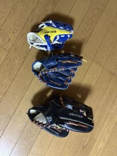 野球グローブ 3点セット KW-305B KW-310/C KW-310/Fのサムネイル