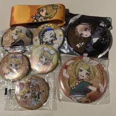 鏡音リン 缶バッジ バンド　セットのサムネイル