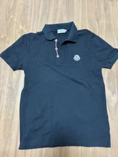 MONCLER ブラック ポロシャツ L ブラック ポロシャツ : Tシャツ＆ポロシャツ 向けの メンズ | モンクレール