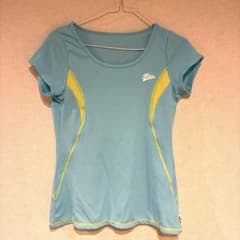 FILA フィラ レディース スポーツウェア 水色×イエロー 9M テニス　ヨガのサムネイル