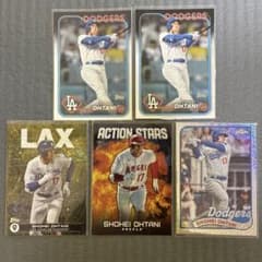大谷翔平 Topps トレーディングカード 5枚セットのサムネイル