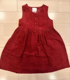 Laura Ashley 赤いノースリーブワンピース 100cmのサムネイル