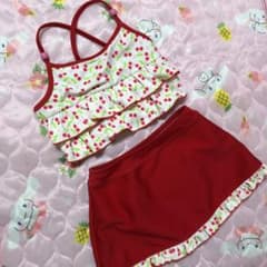 水着 女の子 セパレート　110cmのサムネイル