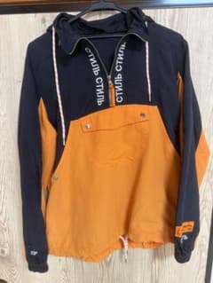 HERON PRESTON ナイロンジャケット M オレンジ/ブラックのサムネイル
