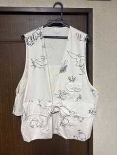 [最終値下]エンジニアードガーメンツ　FOWLVEST アニマルプリントツイルS 最終値下]エンジニアードガーメンツ FOWLVEST アニマルプリントツイルS