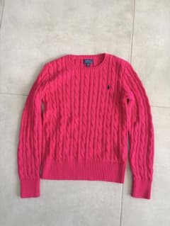 POLO RALPH LAUREN ケーブルニット セーター ピンクのサムネイル
