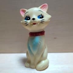 おしゃれキャット ダッチェス 貯金箱 三菱銀行 レトロ レア ソフビ